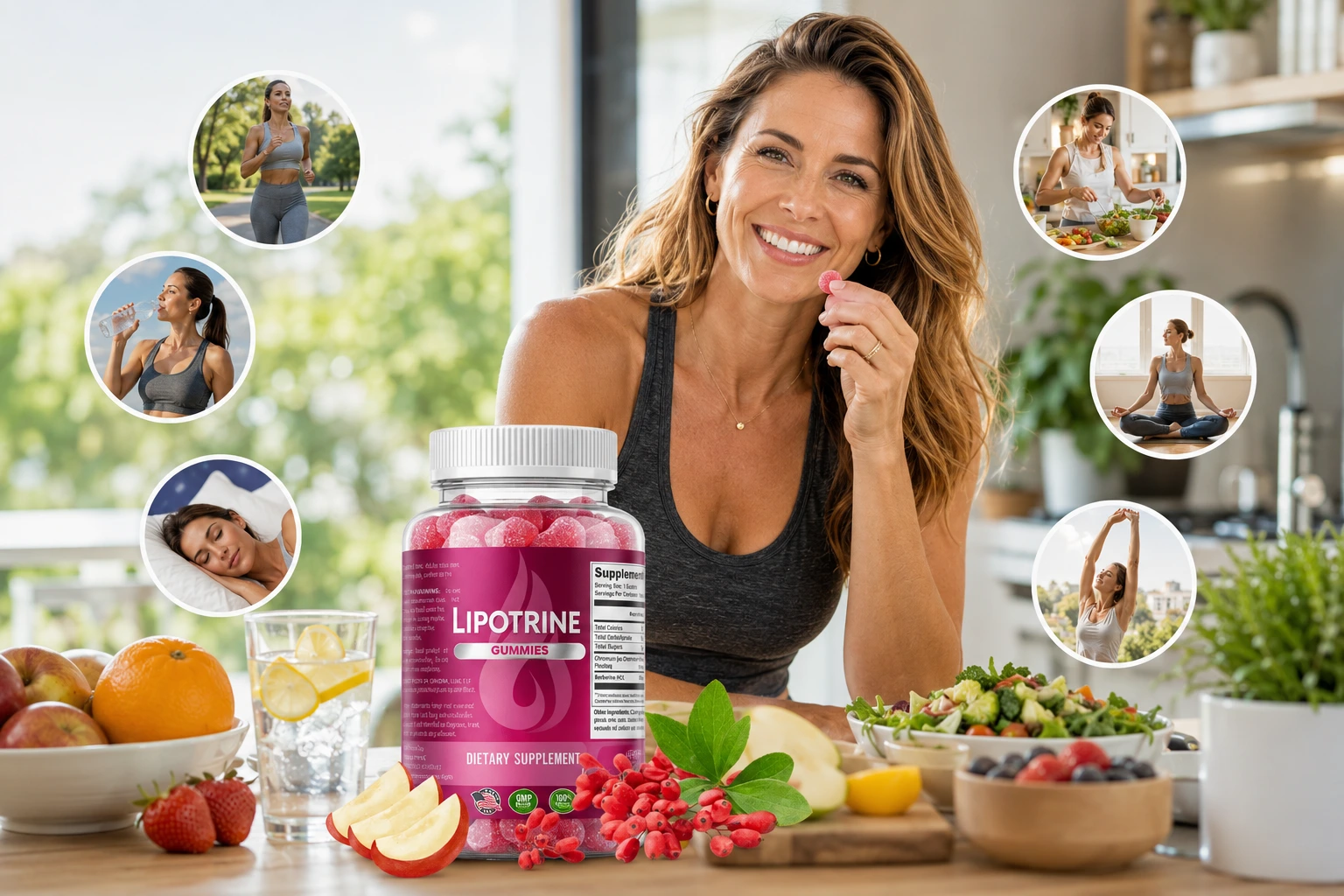 LipoTrine ingredients including green tea extract ginger and berberine