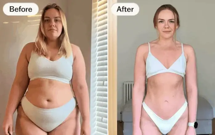 Woman maintaining healthy lifestyle while using LipoTrine daily