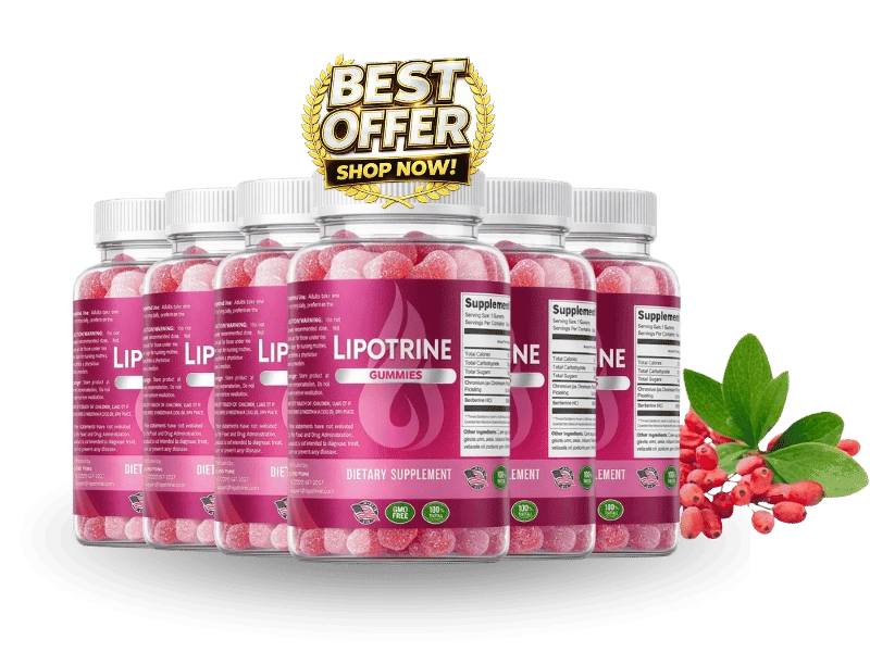 LipoTrine premium wellness gummies in convenient daily formula